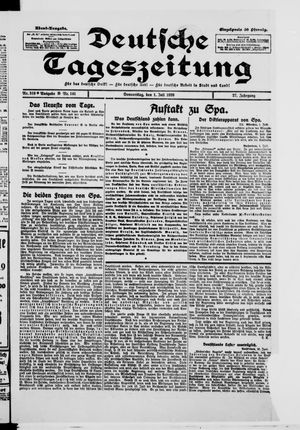 Deutsche Tageszeitung on Jul 1, 1920