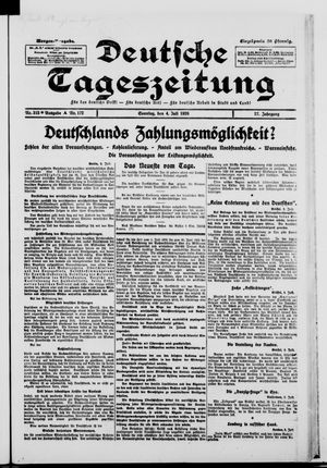 Deutsche Tageszeitung on Jul 4, 1920