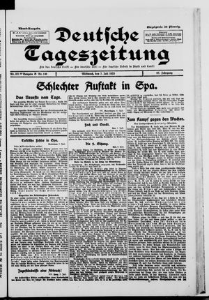Deutsche Tageszeitung vom 07.07.1920