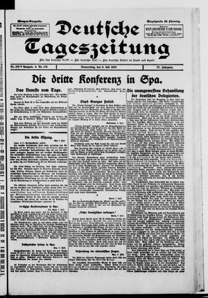 Deutsche Tageszeitung vom 08.07.1920