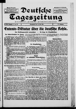 Deutsche Tageszeitung vom 10.07.1920