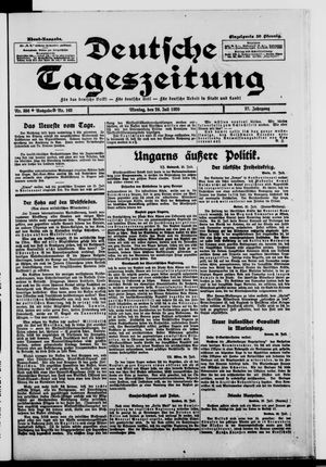 Deutsche Tageszeitung vom 26.07.1920
