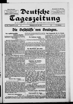 Deutsche Tageszeitung vom 28.07.1920