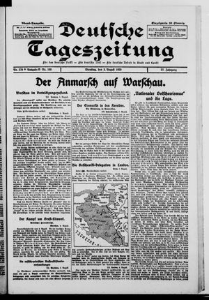 Deutsche Tageszeitung vom 03.08.1920