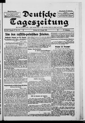 Deutsche Tageszeitung vom 06.08.1920