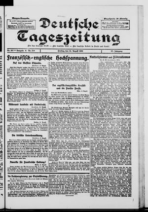 Deutsche Tageszeitung on Aug 13, 1920