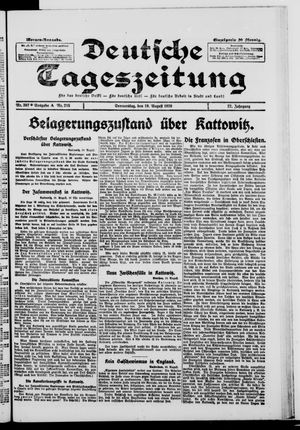 Deutsche Tageszeitung vom 19.08.1920