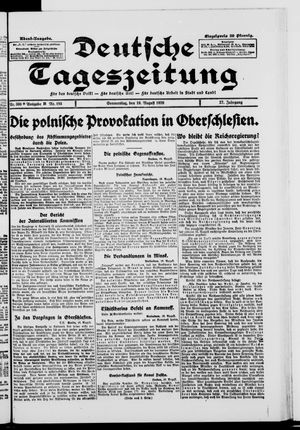Deutsche Tageszeitung vom 19.08.1920