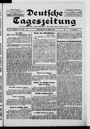 Deutsche Tageszeitung vom 26.08.1920