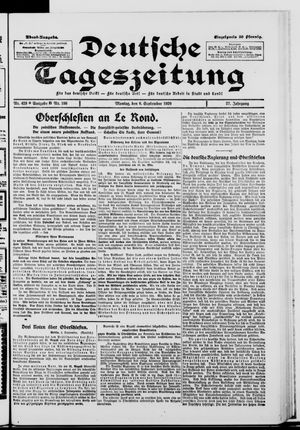 Deutsche Tageszeitung on Sep 6, 1920