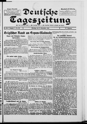 Deutsche Tageszeitung vom 21.09.1920