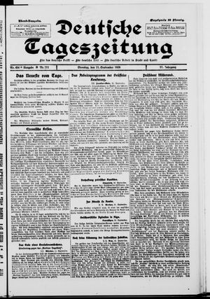 Deutsche Tageszeitung vom 21.09.1920