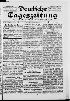 Deutsche Tageszeitung vom 22.09.1920