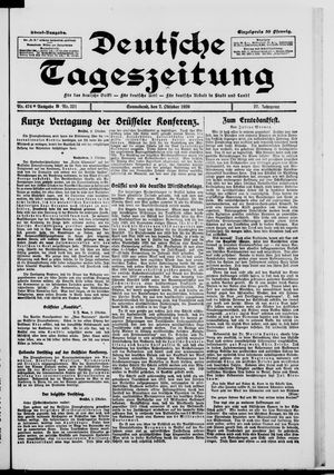 Deutsche Tageszeitung vom 02.10.1920