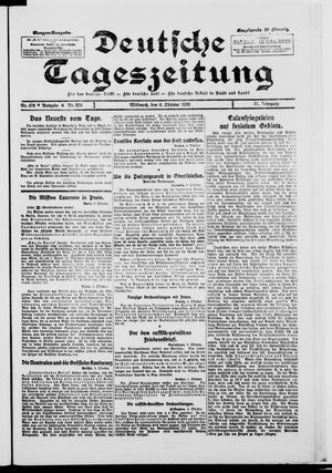 Deutsche Tageszeitung vom 06.10.1920