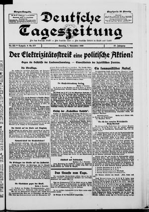 Deutsche Tageszeitung vom 07.11.1920