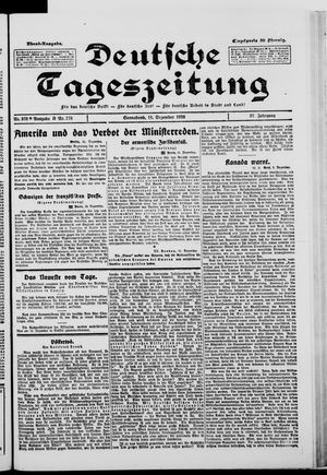 Deutsche Tageszeitung vom 11.12.1920