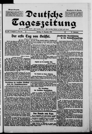 Deutsche Tageszeitung vom 17.12.1920