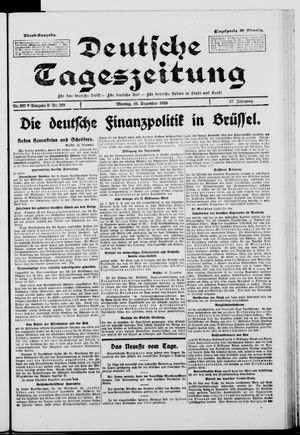 Deutsche Tageszeitung vom 20.12.1920