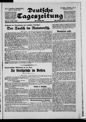 Deutsche Tageszeitung on Jan 3, 1931