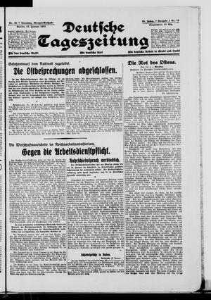 Deutsche Tageszeitung vom 13.01.1931
