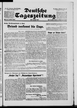 Deutsche Tageszeitung on Jan 20, 1931