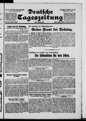 Deutsche Tageszeitung vom 28.01.1931