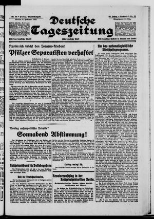 Deutsche Tageszeitung vom 06.02.1931