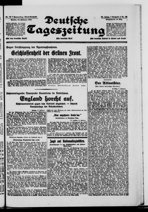 Deutsche Tageszeitung vom 12.02.1931