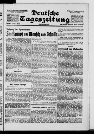 Deutsche Tageszeitung on Feb 26, 1931