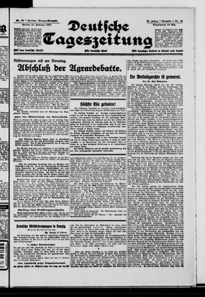 Deutsche Tageszeitung on Feb 27, 1931