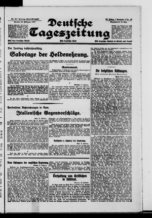 Deutsche Tageszeitung on Feb 27, 1931