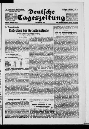 Deutsche Tageszeitung on Mar 2, 1931