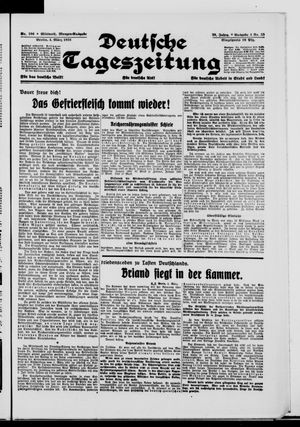 Deutsche Tageszeitung vom 04.03.1931