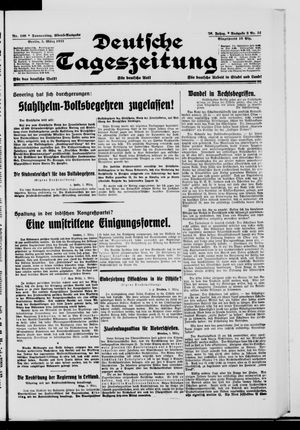 Deutsche Tageszeitung vom 05.03.1931