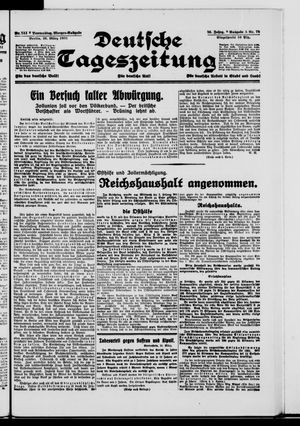 Deutsche Tageszeitung vom 26.03.1931