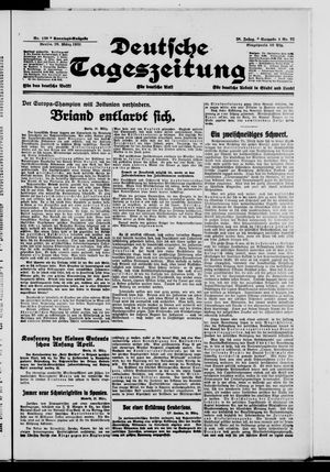 Deutsche Tageszeitung vom 29.03.1931