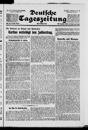 Deutsche Tageszeitung vom 31.03.1931