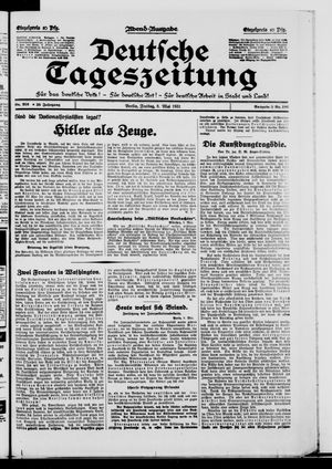 Deutsche Tageszeitung vom 08.05.1931