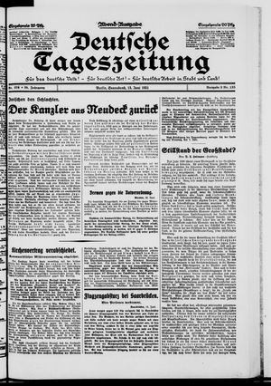 Deutsche Tageszeitung vom 13.06.1931
