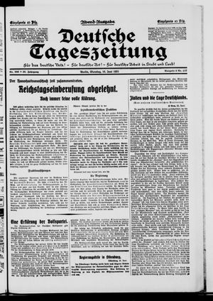 Deutsche Tageszeitung vom 16.06.1931