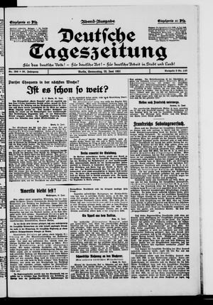 Deutsche Tageszeitung on Jun 25, 1931