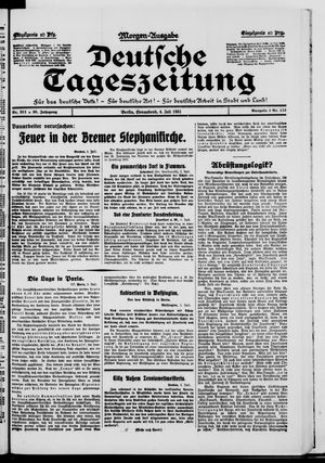 Deutsche Tageszeitung vom 04.07.1931