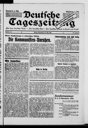 Deutsche Tageszeitung vom 28.05.1932