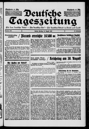 Deutsche Tageszeitung vom 19.08.1932