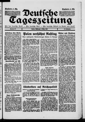 Deutsche Tageszeitung vom 08.03.1933