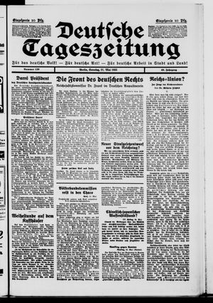 Deutsche Tageszeitung vom 21.05.1933