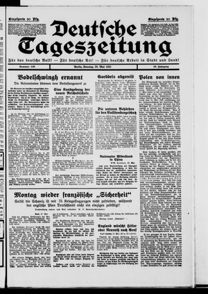 Deutsche Tageszeitung vom 28.05.1933