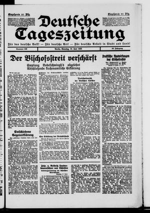 Deutsche Tageszeitung vom 18.06.1933