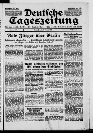 Deutsche Tageszeitung vom 24.06.1933